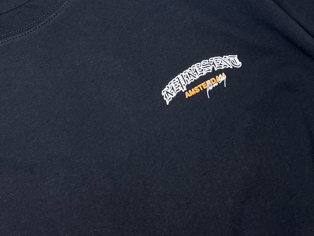 Represent 128 REPRESENT Print Short Sleeve T : S M-L XL (Black) - Image 10