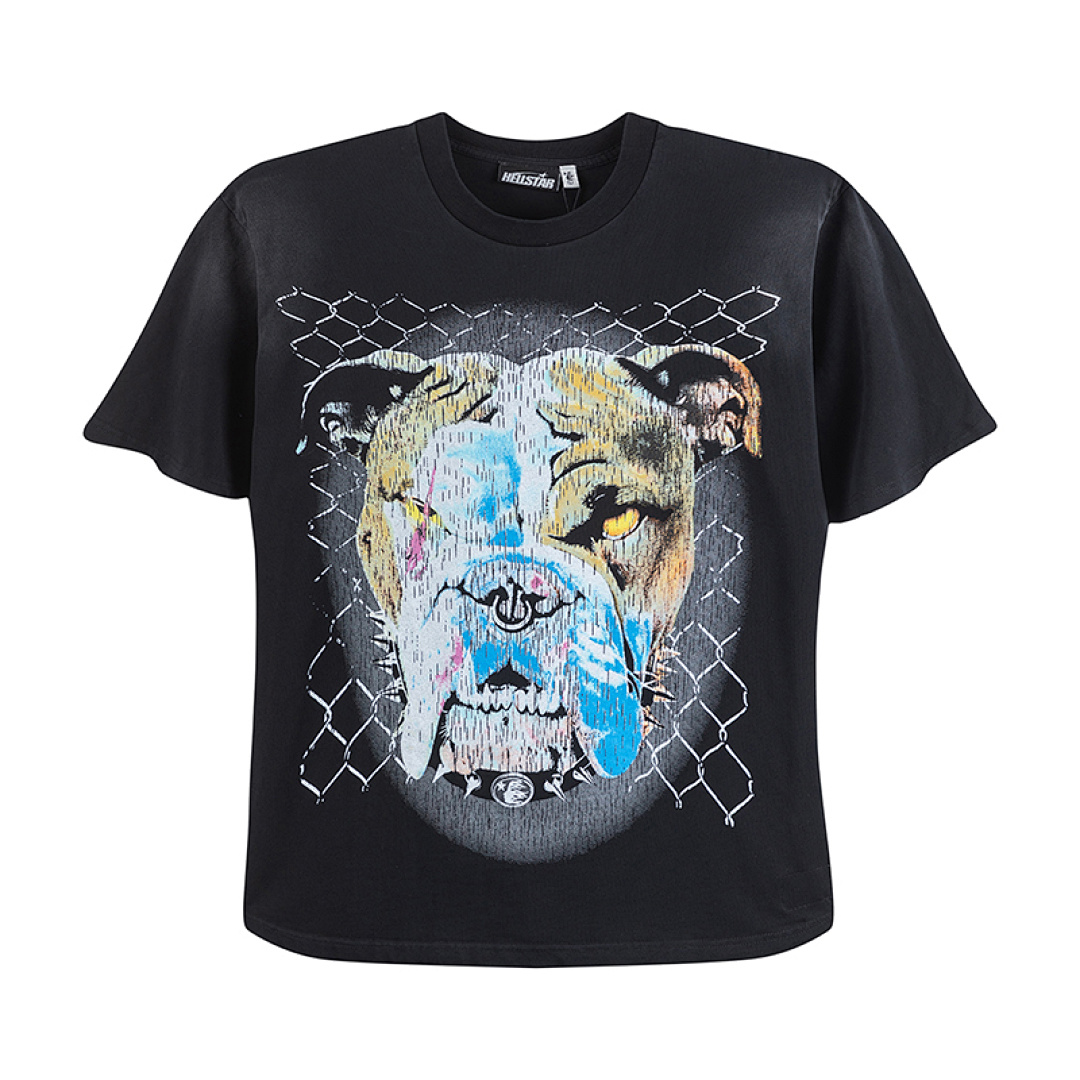 Hellstar 138 Hellstar Studios Beware Of Dog Tee Top Water Short Sleeve Solid Cotton T Black S-M-L-XL