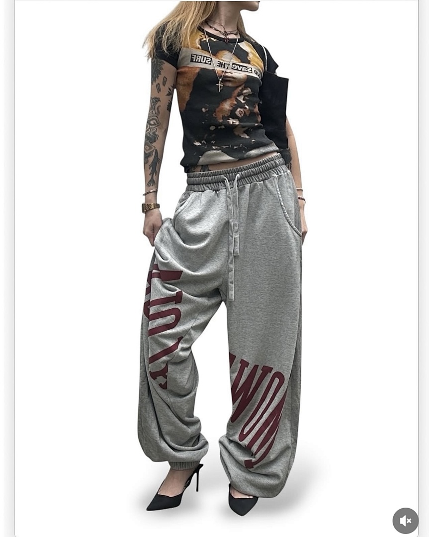 Unbranded 238 Mowalola Long Grey S M L K6045# - Image 23