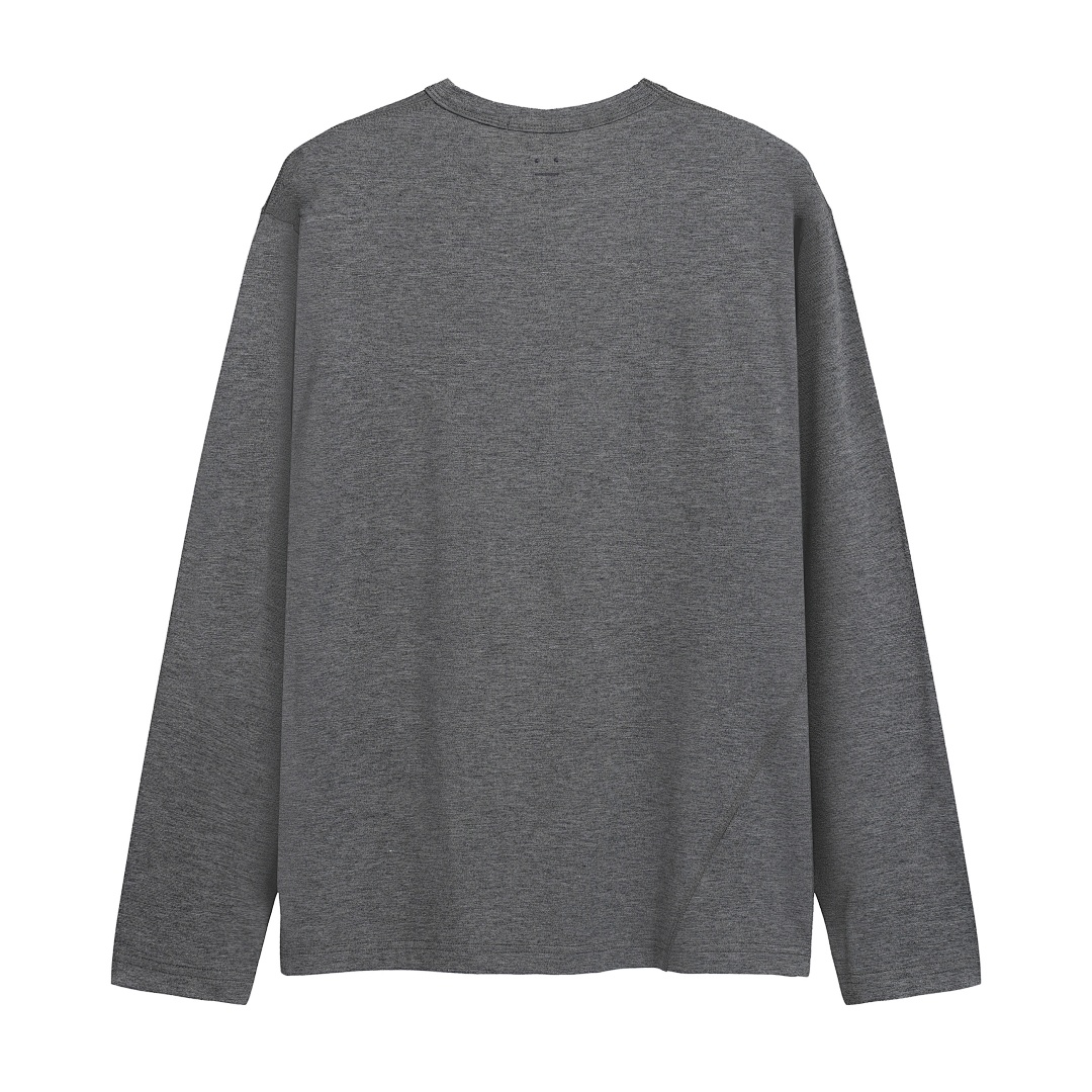 Acne Studios 128 AC Small Label Sole Long Sleeve T Grey S-XL 8207# - Image 3