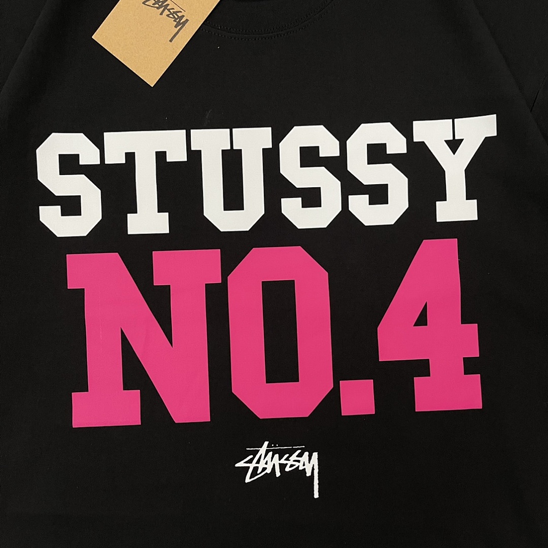 Stussy 108 Stu Short Sleeve T : Black White S Ｍ L XL XXL - Image 4