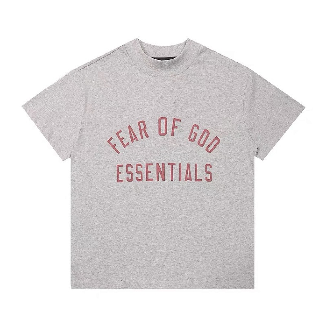 Essentials 118 ESS 24FW Print Short Sleeve T Green Oatmeal Grey Black White Olive S-XL 6261# - Image 104