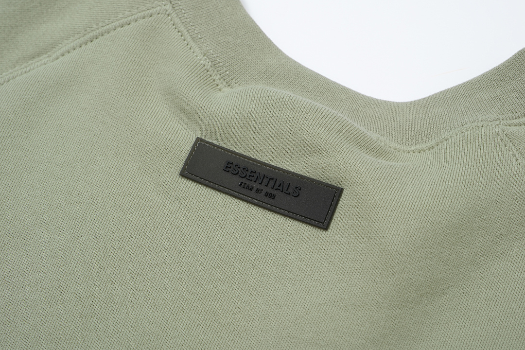 Essentials 98 ESS LOGO Sleeve Collar Purple Mist Blue Brown Black Big White Yellow Sand S-XL 6204# - Image 86