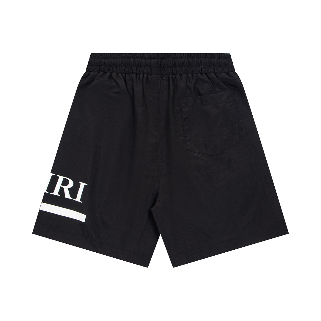 AMIRI 148 Logo Print Short Black S M L XL 9922# - Image 4