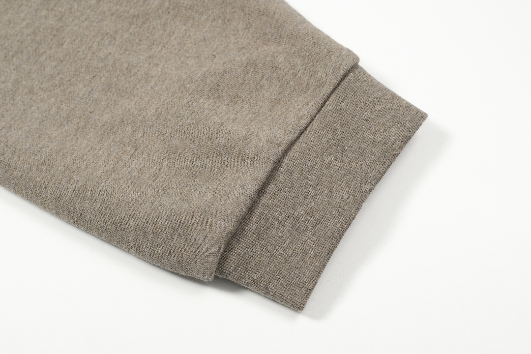 Essentials 228 Ess FALL24 HOLIDAY Fleece Hoodie Gum Velvet : Dark Mist Grey Light Black Desert Gold Brown :S-XL - Image 74