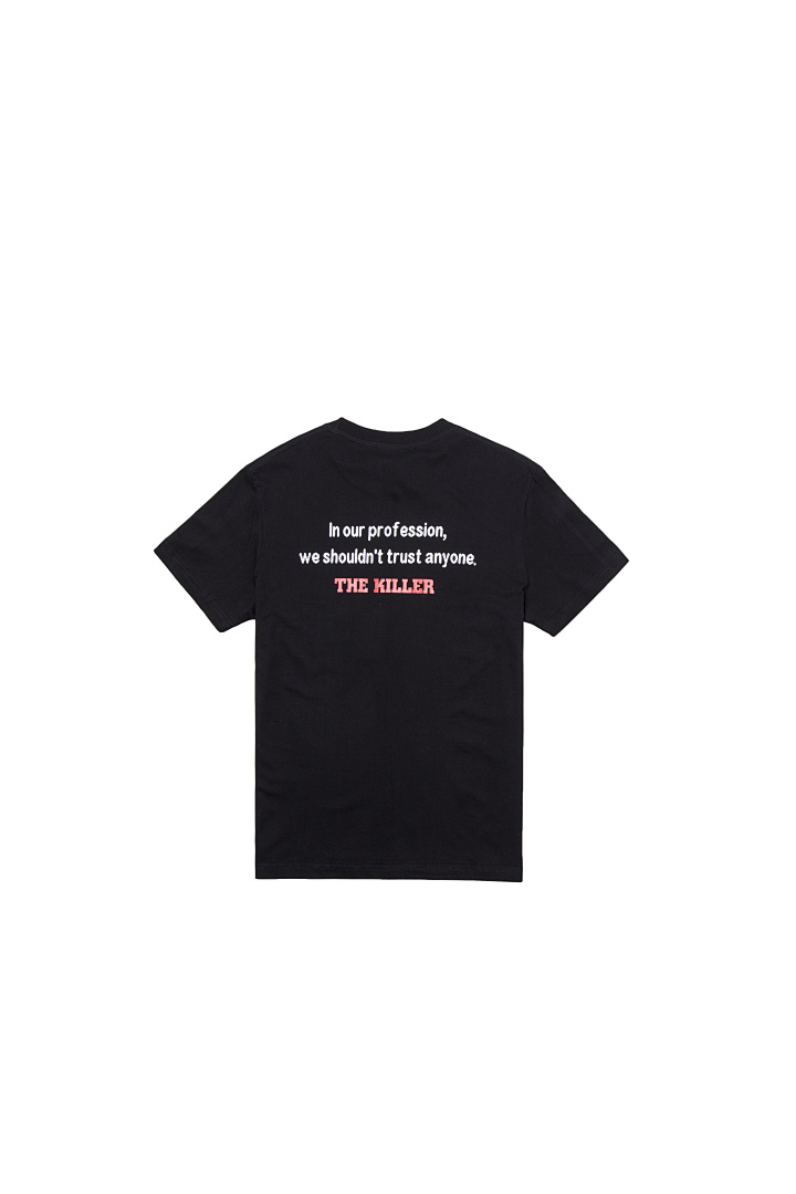 Supreme 108 Sup 18Fw The Killer Trust Print Tee Black, White, S-XL - Image 4