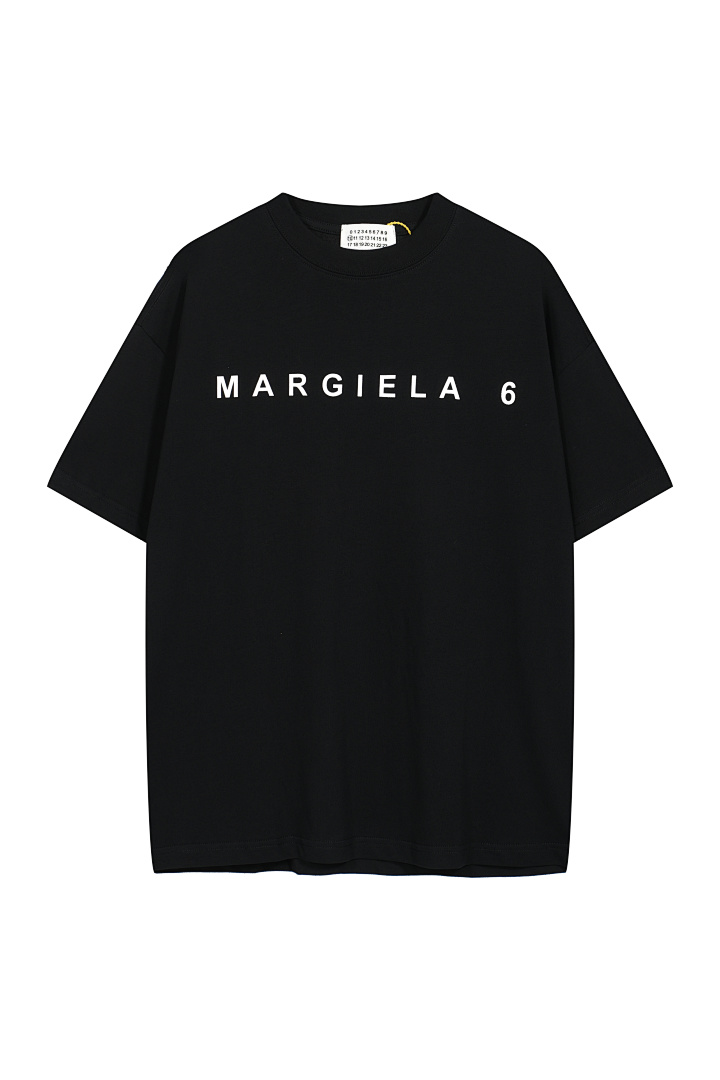 On Running 108 Maison Margiela MM6 Print Short Sleeve T Black White 46 48 50 52 3414# - Image 3