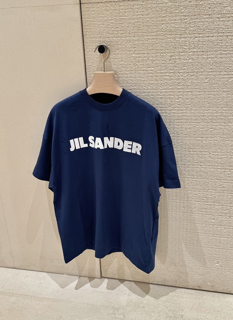 Unbranded 108 JIL SANDER Gum Logo Print Short Sleeve T Light Grey Pink Blue Black White SML J9890# - Image 90