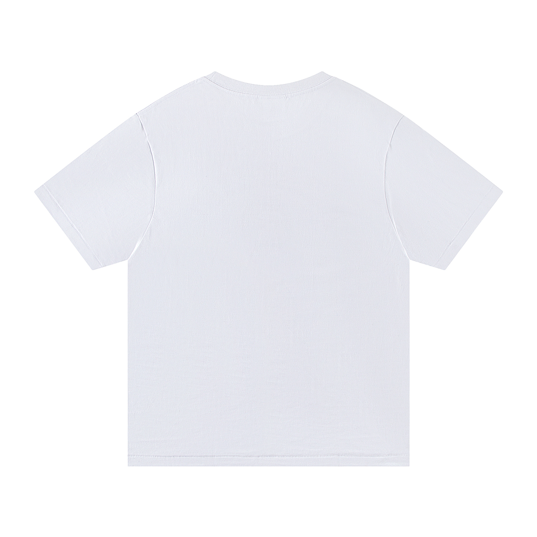 Bape 148 TOP Print Collar Short Sleeve T Black White S-XL - Image 13
