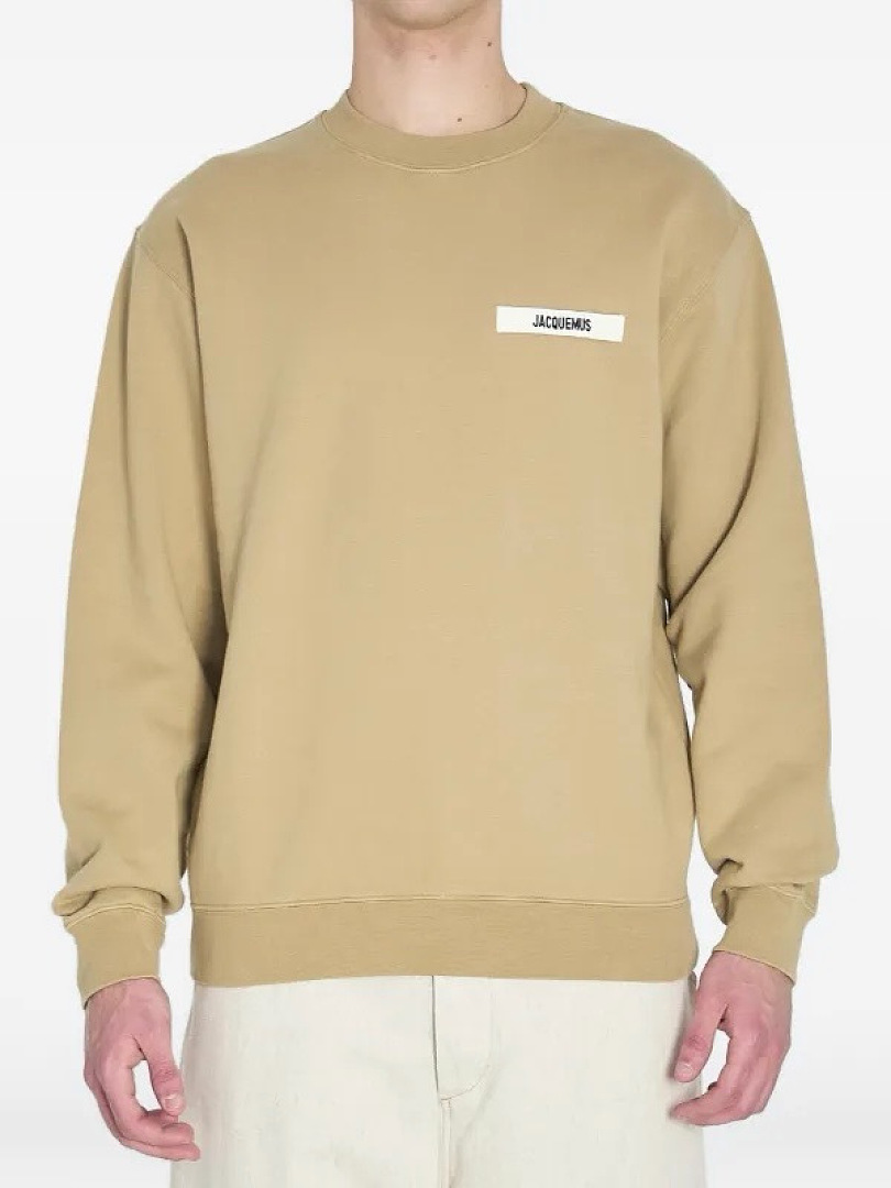 Unbranded 198 Jacquemus 26 New Embroidered Strap Label Logo Collar Top Black Beige Coffee Khaki S-XL - Image 12