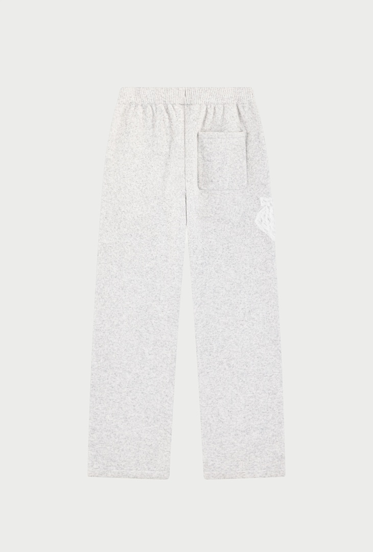 Christian Louboutin 218 THECOUTURECLUB Small Logo Floral Fleece Stitching Long Light Grey Black S-XL T8902# - Image 32