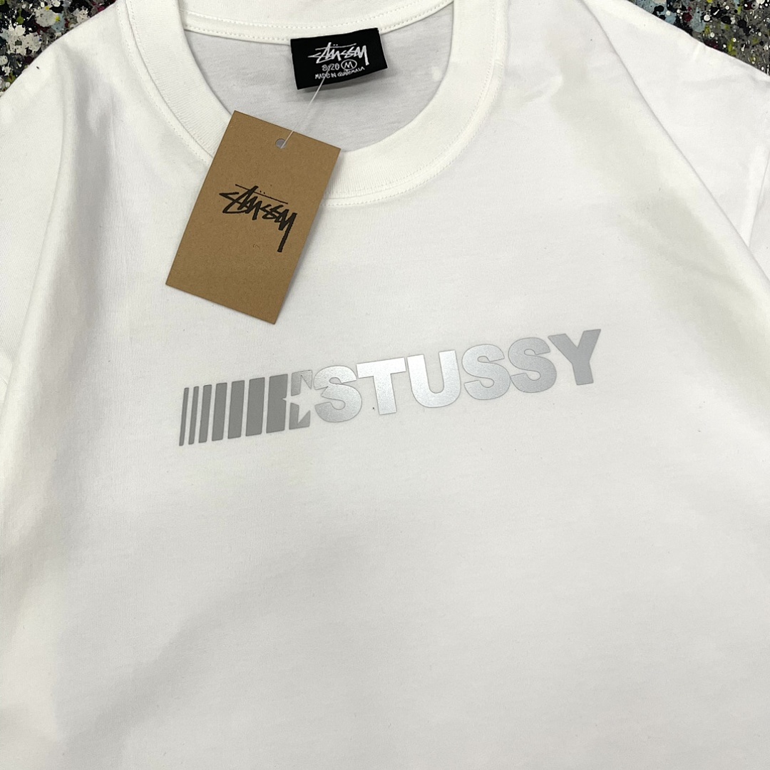 Stussy 108 Stu Light Print Short Sleeve T : Black White Green Pink S Ｍ L XL XXL - Image 10