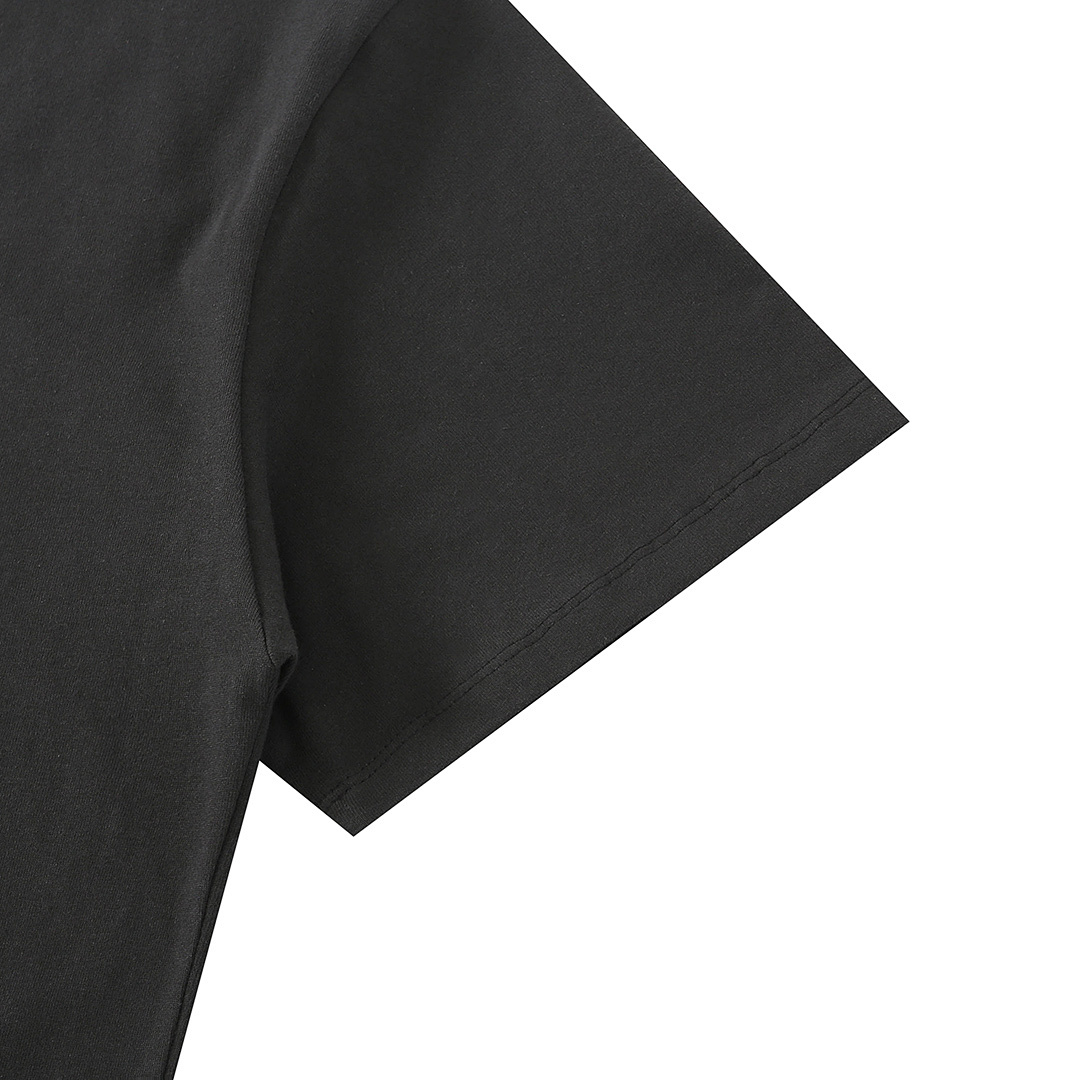 Essentials 118 Stitching ESS Velvet Print Short Sleeve : XS-XL Black Grey Dark Floral Light # - Image 11