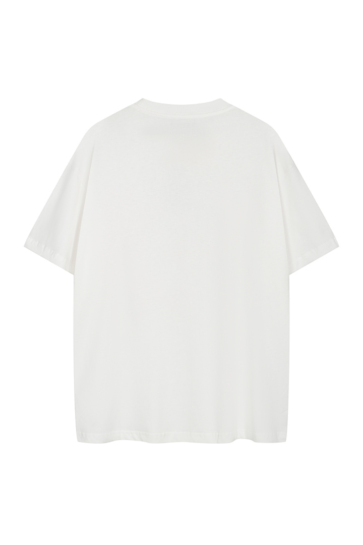 Christian Louboutin 108 THUG CLUB TCM T-SHIRTS LOGO Print Short Sleeve T Black White S-L 8009# - Image 20