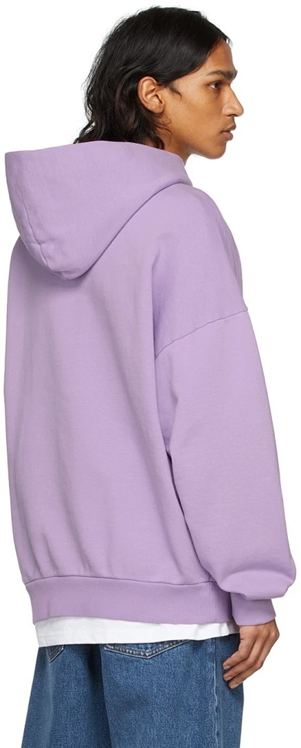 Drew House 228 DREW HOUSE SSENSE Exclusive Painted Mascot Hoodie Collab Limited Embroidered Velvet Black Purple S M L - Image 24