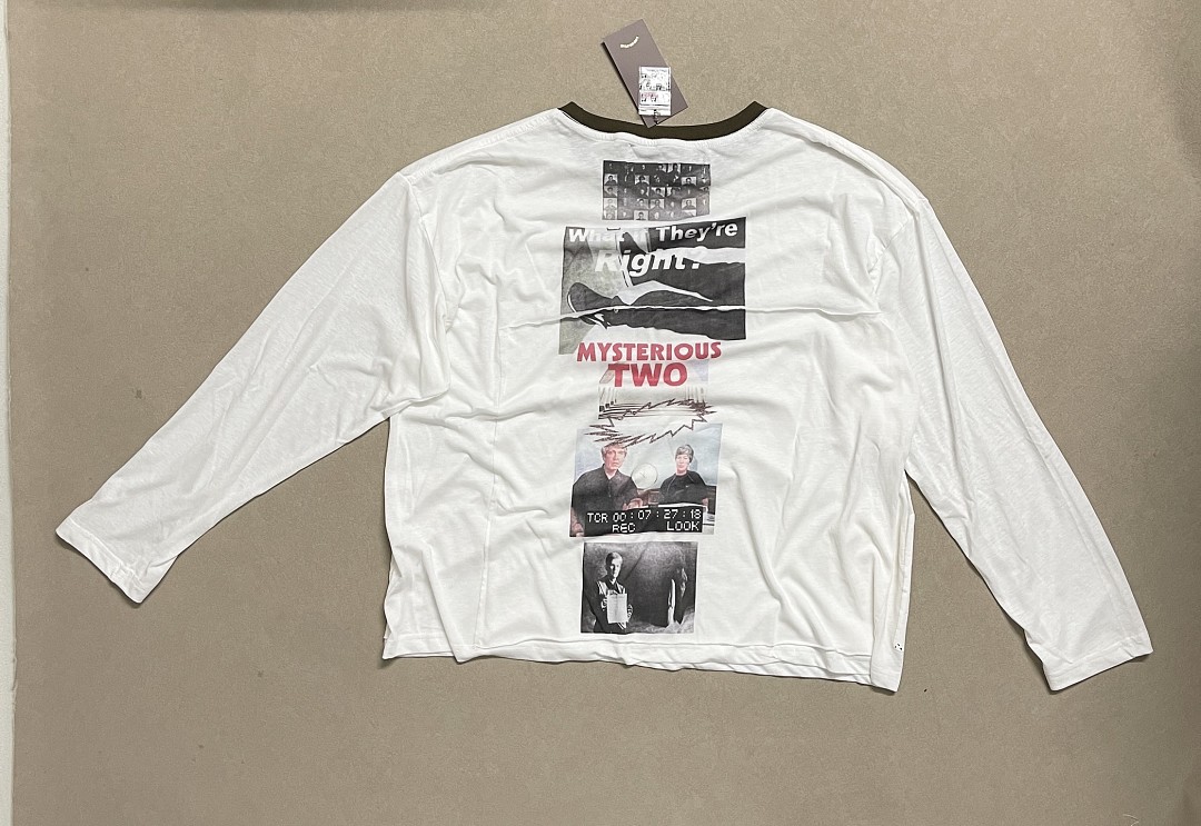 Off-White 148 Paly Hollywood Heavens Gate Ringer Long-Sleeve Tee FEZ Long Sleeve T : Off White S M L - Image 5