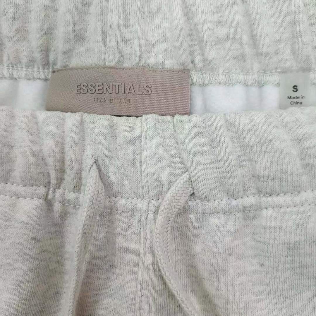 Essentials 148 ESS Small Label Velvet Short Mens Womens Solid Cotton Wide : Dark Floral Grey Black Light XS-XL - Image 19