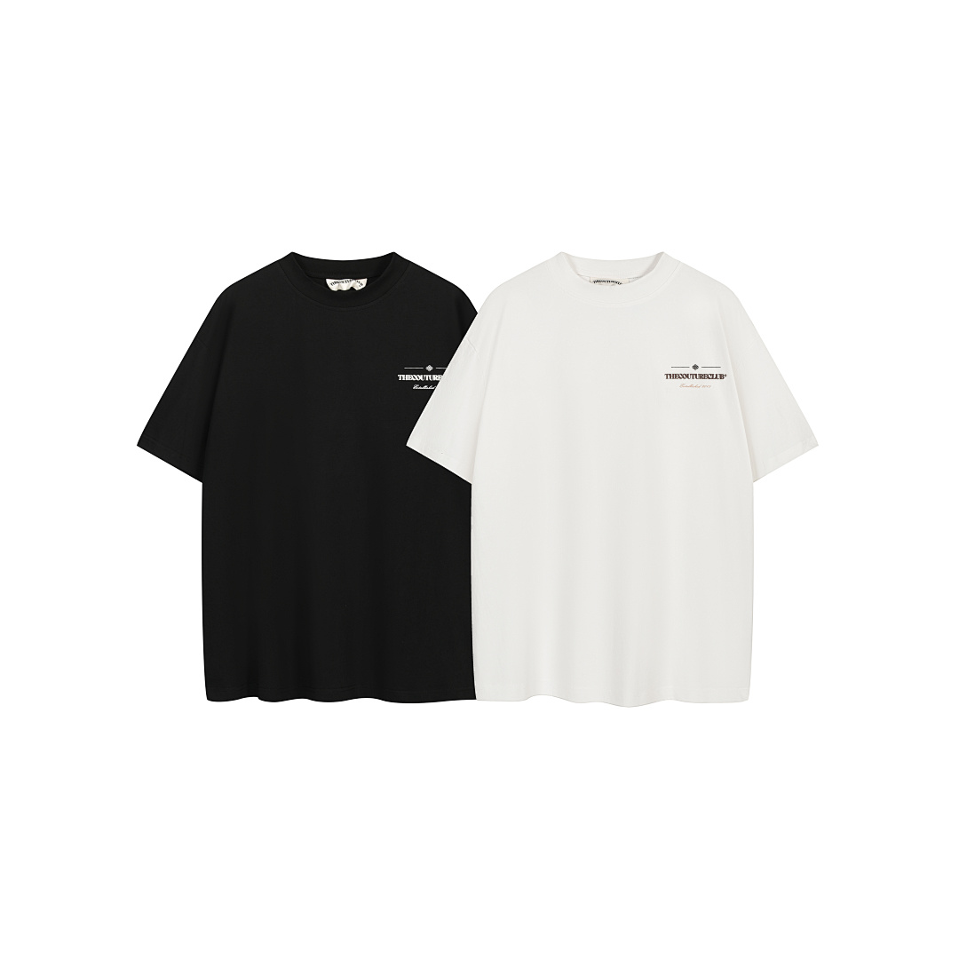 Christian Louboutin 118 THECOUTURECLUB Small Label Logo Short Sleeve T Black White S-XL T2010# - Image 3
