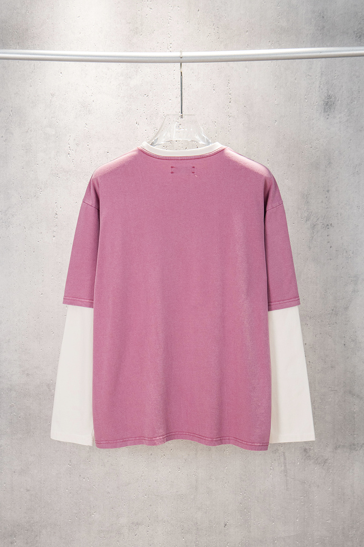 AMIRI 168 Wide Version Model Long Sleeve 2 Water T Black Ice Pink Mist Blue 607# - Image 60