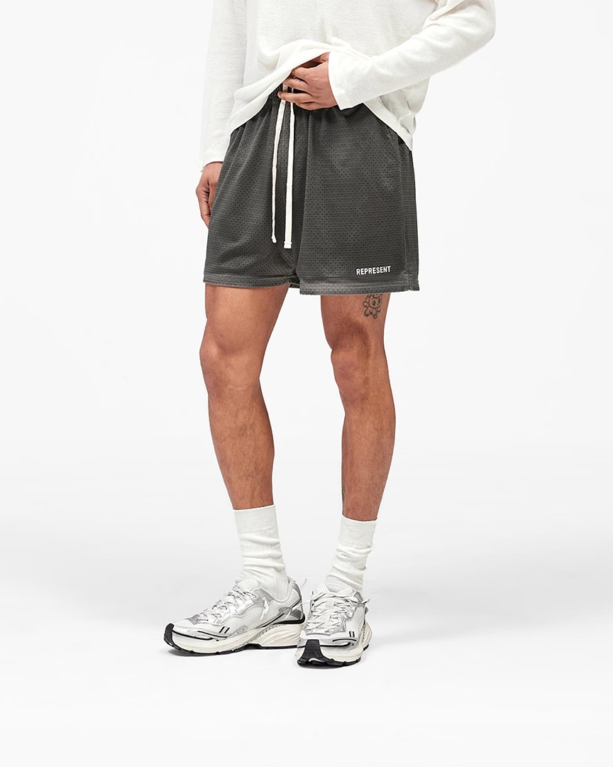 Represent 148 REPRESENT Short : Black Grey S M L - Image 17