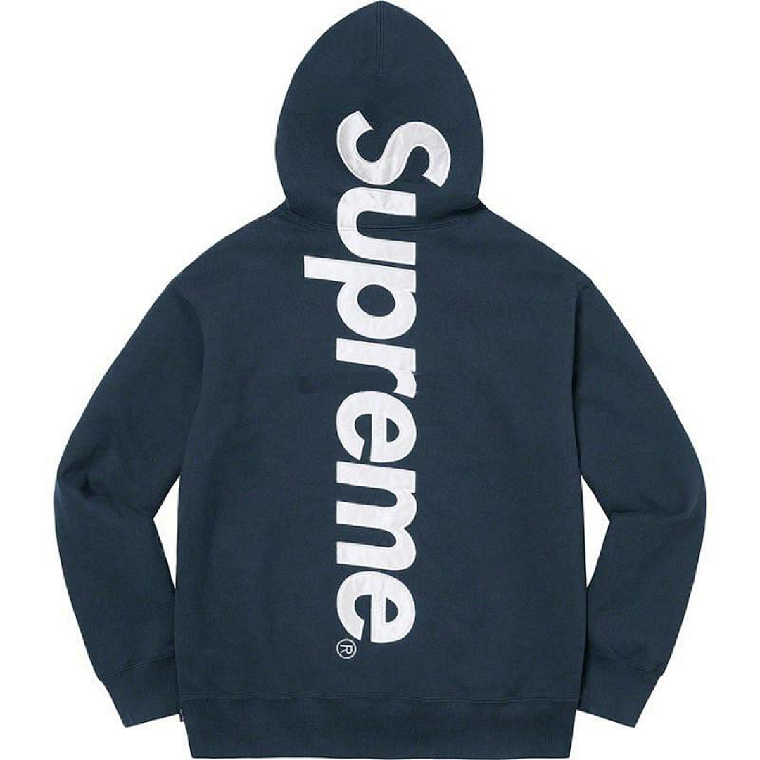 Supreme 258 Sup 22FW Satin Appliqué Hooded Sweatshirt Green Black Floral Grey Blue Brown Light Orange Khaki Purple S M L - Image 21
