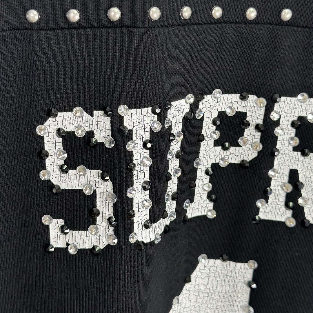 Supreme 238 SS26 STUDDED FOOTBALL TOP 11 No Diamond T Black Blue Apricot - Image 16