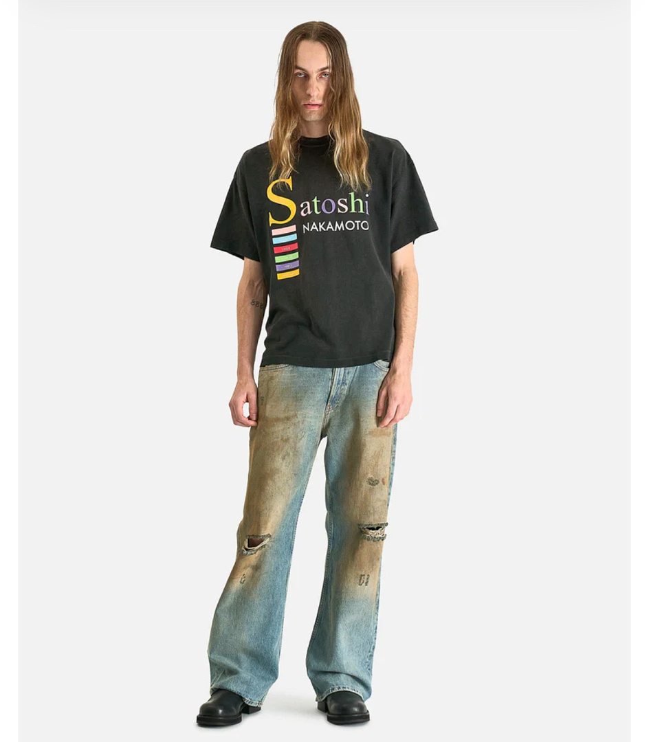 Unbranded 128 Satoshi Nakamoto Washed Short Sleeve T : Black S M L - Image 17