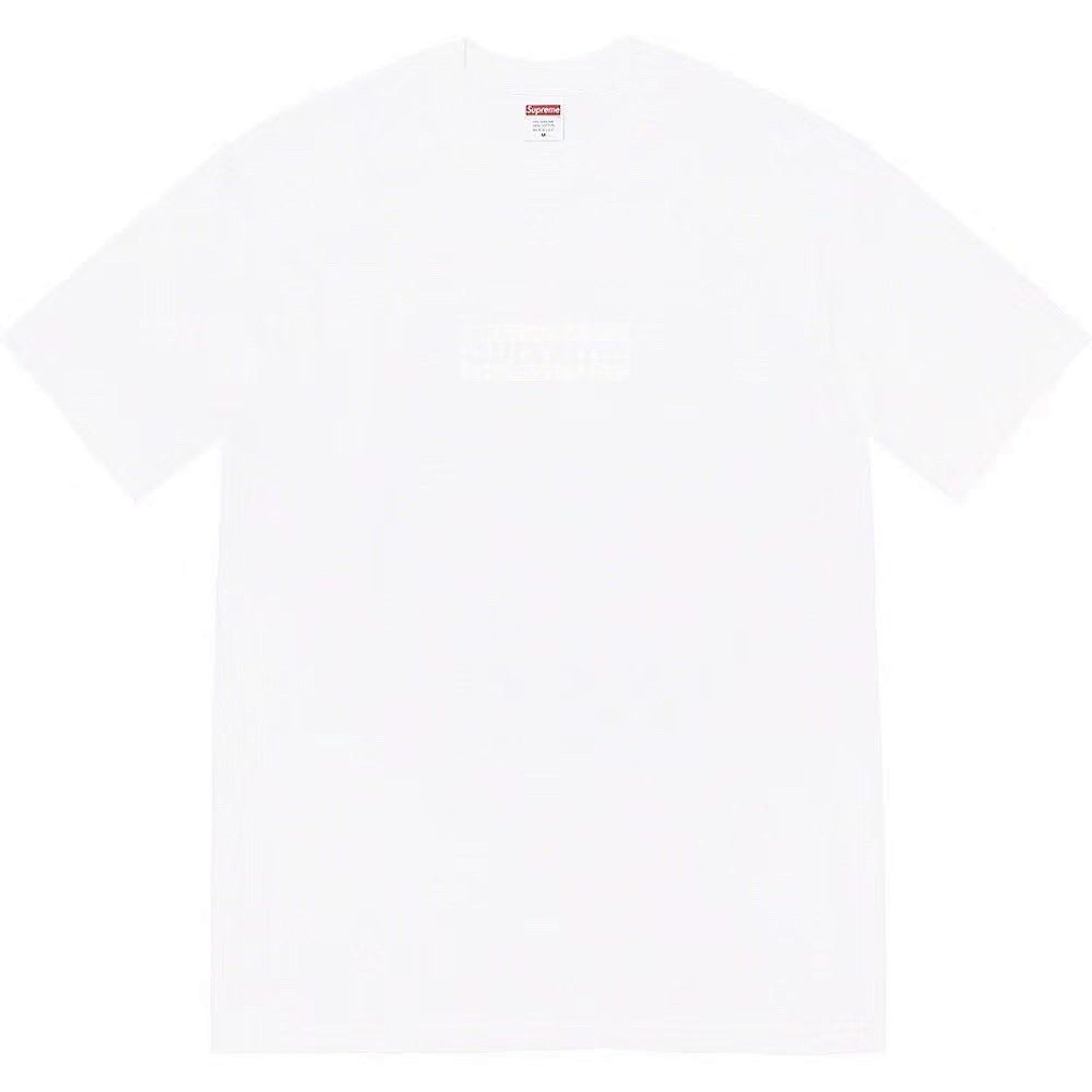Supreme 118 SUP 23SS WEEK1 Single Boxlogo Tee Bogo Print Short Sleeve T Black White S M L XL - Image 4