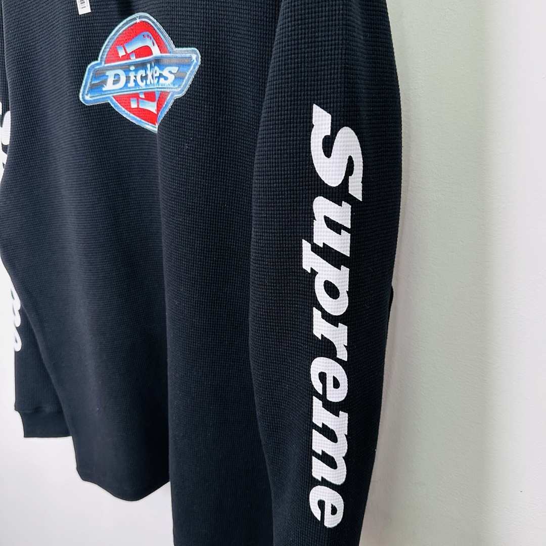 Off-White 228 DK Long Sleeve T X DICKIES Collab FW25 THERMAL L/S TEE Black Off White S - Image 21