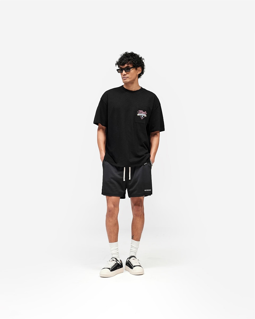Represent 148 REPRESENT High Mens Womens Wide Washed Short Sleeve : S M L XL (White) - Image 27