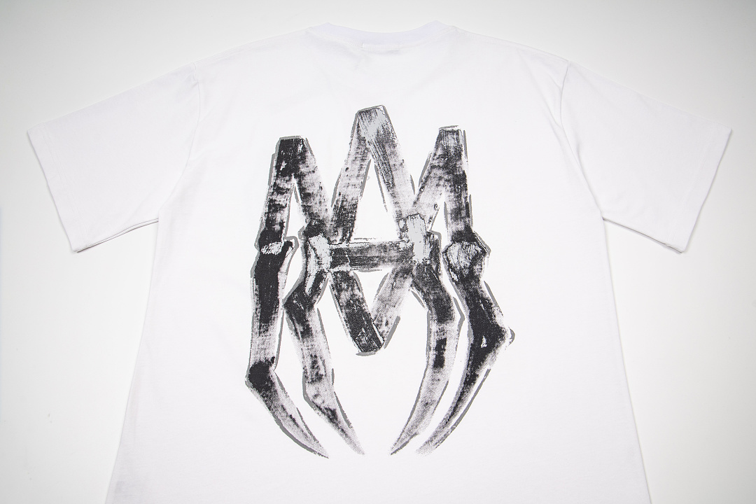 AMIRI 118 26Ss New Short Sleeve T Black White S M L XL 9927# - Image 18