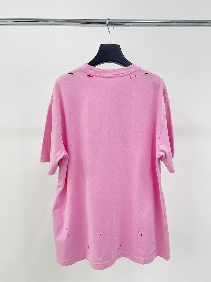 Unbranded 138 Courreges LOGO Short Sleeve T Pink Black S-XL 8070# - Image 43