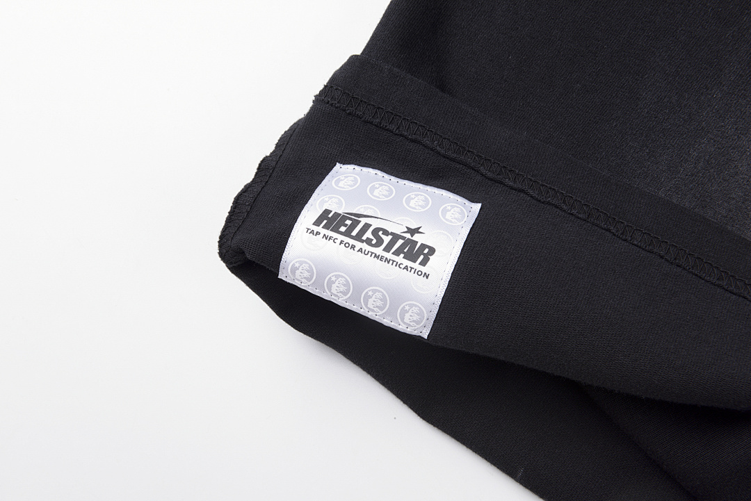 Hellstar 168 HELLSTAR STUDIOS Water Print Solid Cotton Mens Womens Short Sleeve Black S-XL - Image 14
