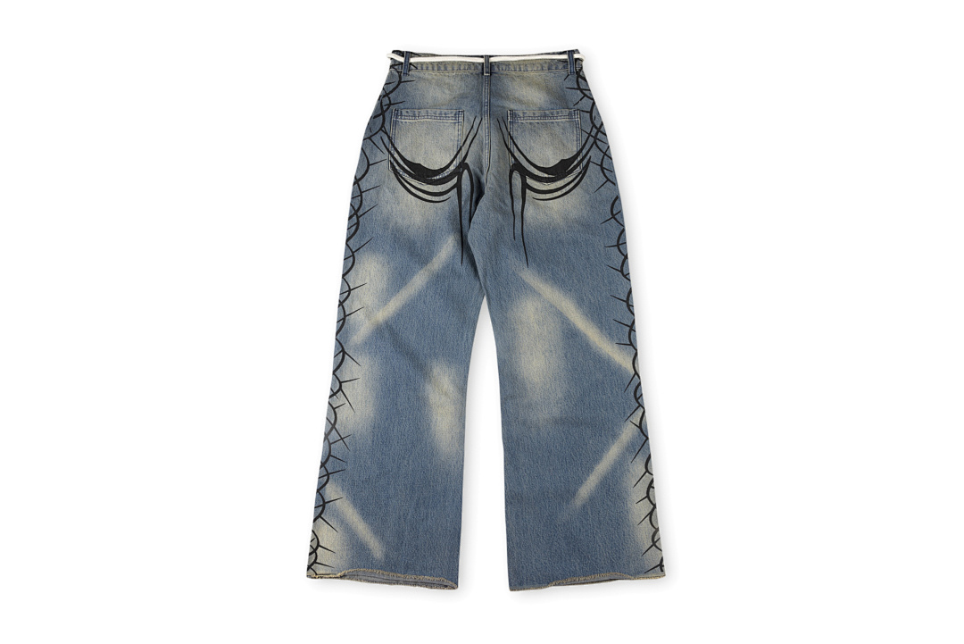 Hellstar 398 HELLSTAR STUDIOS Washed High Blue S-XL - Image 3