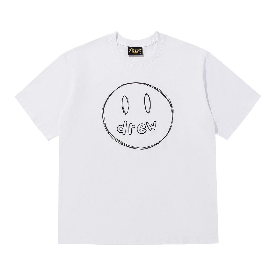 Drew House 98 Drew House Print Wide Short Sleeve White S-XL #