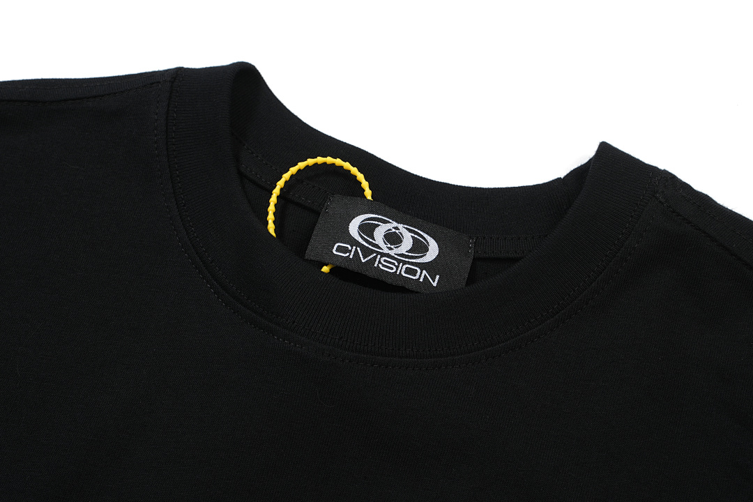 On Running 108 CIVISION By CSC LOGO Print Short Sleeve T Black 1 2 3 3409# - Image 4