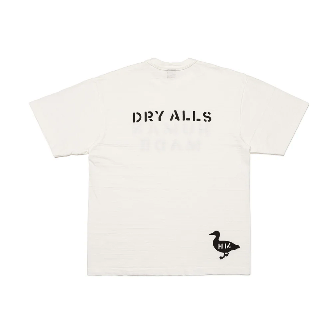 Human Made 118 HUMAN MADE 24Fw GRAPHIC T-SHIRT LOGO Print Cotton Short Sleeve T : Black White S M L - Image 18
