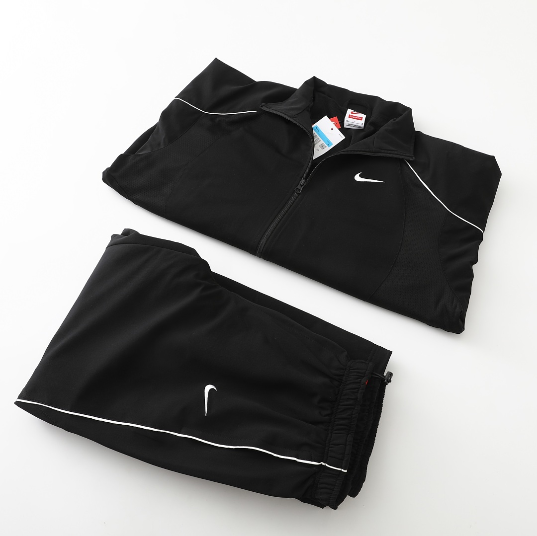 Balenciaga 378 Collab SS25 WEEK4 Track Pants Embroidered Logo Long : Black Purple :S-XL - Image 10