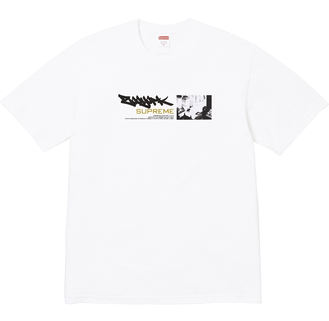 Supreme 128 SUP X ZOO YORK DYNASTY TEE Print Short Sleeve T Black White S-XL - Image 3