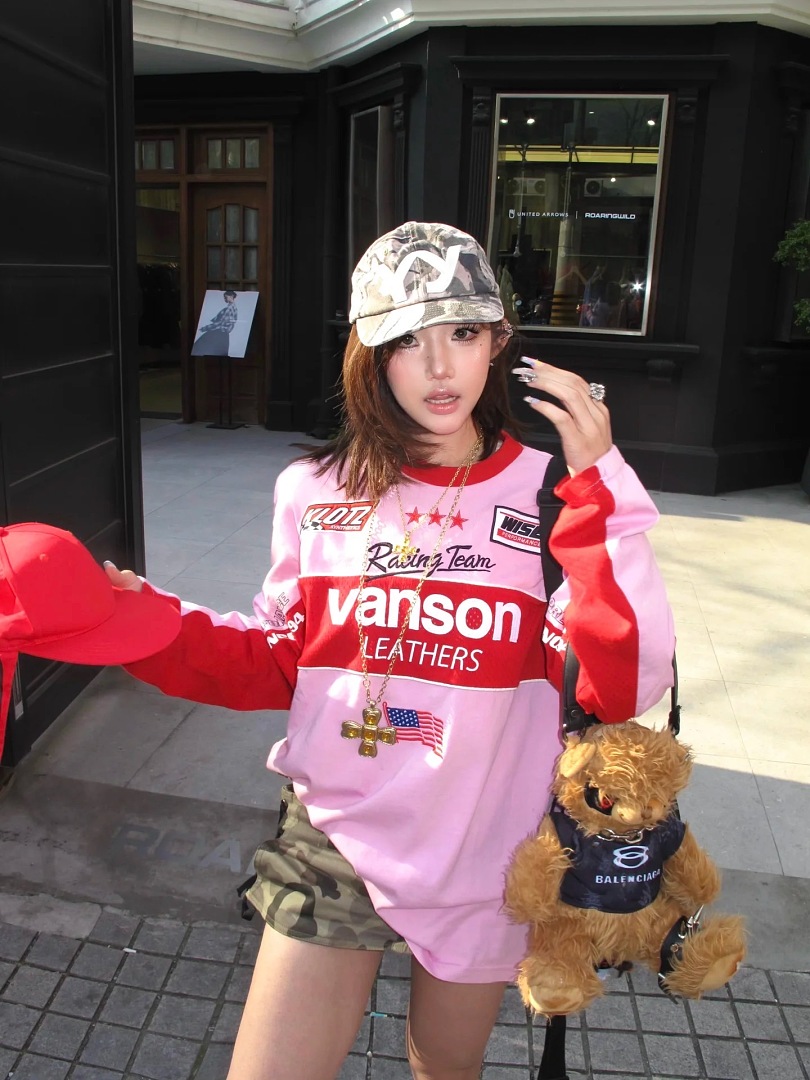 Supreme 328 Collab SS26 L/S Top Patchwork Embroidered Logg Long Sleeve T Mens Womens : Black Beige Pink S M L - Image 63