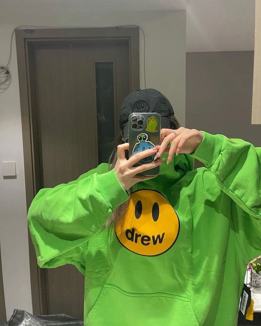 Drew House 238 DREW HOUSE 22SS Mascot Hoodie Full New Logo Print Red Fruit Green Floral Grey S M L - Image 31