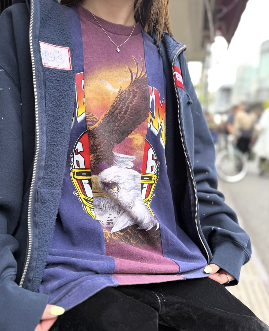 Supreme 258 X MM6 SPLIT GRAPHIC TOP Classic T - Image 45