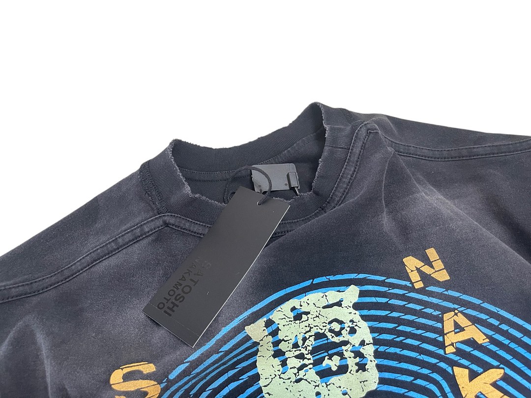 Unbranded 128 SATOSHI NAKAMOTO OVERDRIVE TEE WASHED Short Sleeve : Black S M L - Image 11