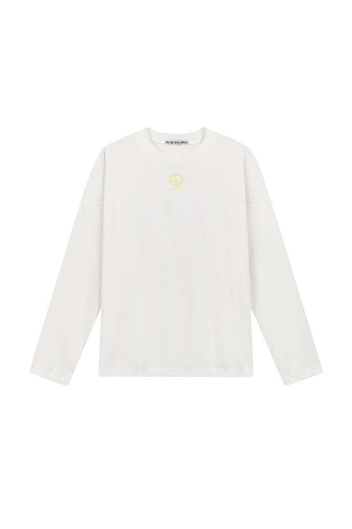 Acne Studios 138 AC Print Long Sleeve T Black White S-XL 3100# - Image 19