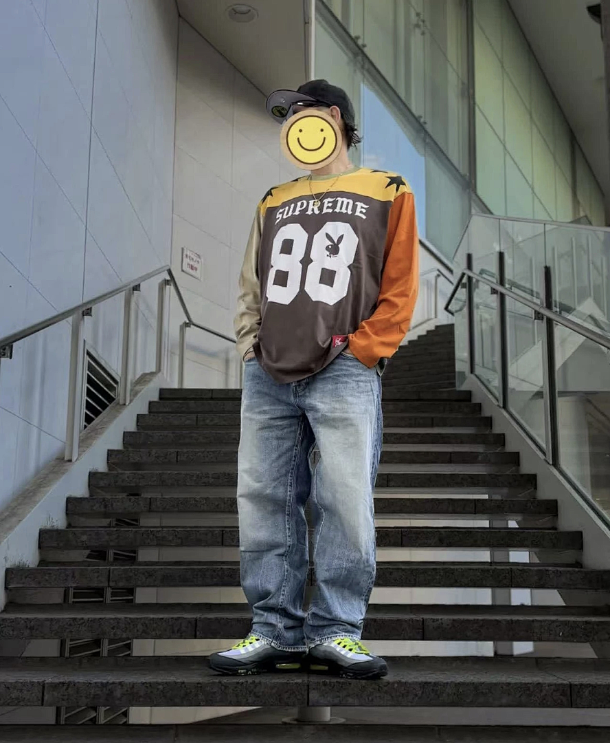 Bape 218 Long Sleeve T L/S FOOTBALL TOP 88 Quad Black White Pink Camo S - Image 54
