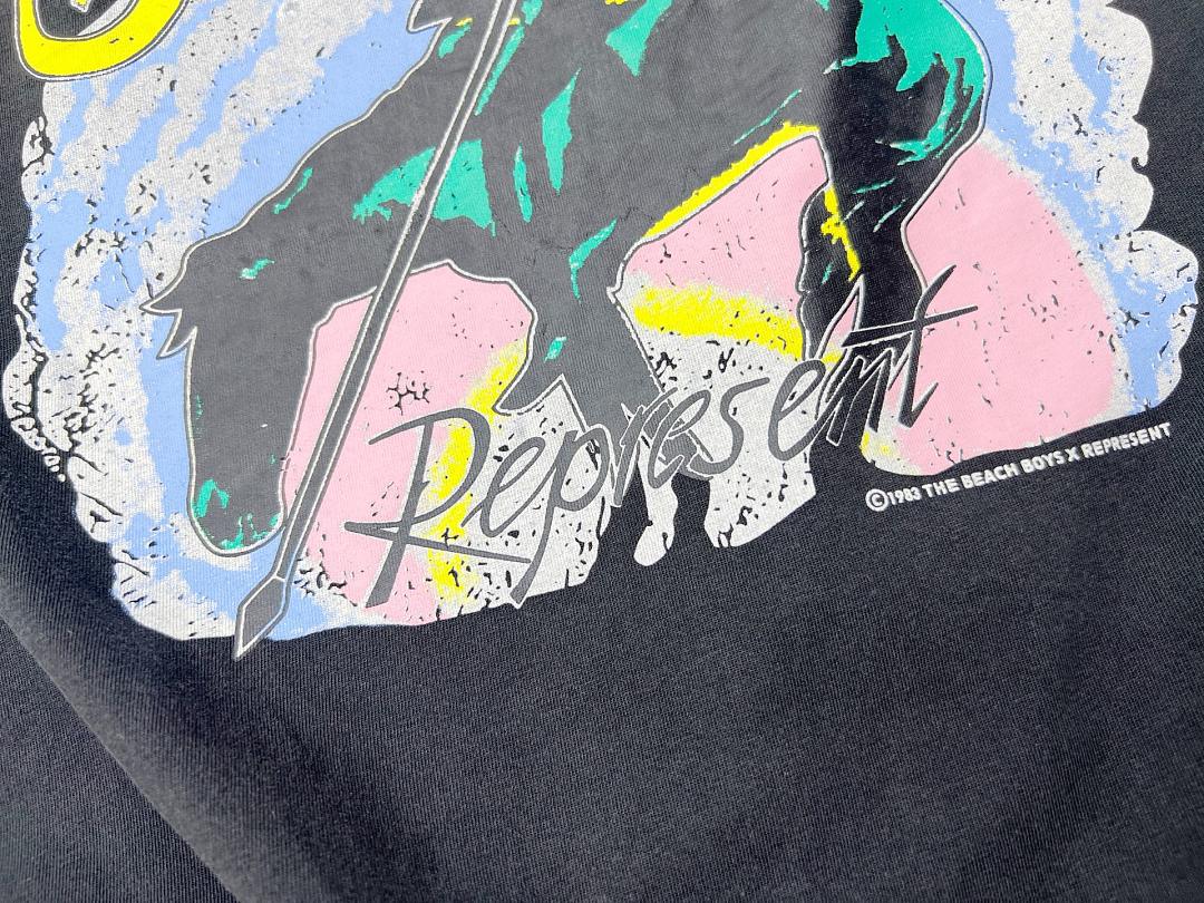 Represent 148 Represent Beach Boys T : S M L XL (Washed Black) - Image 12