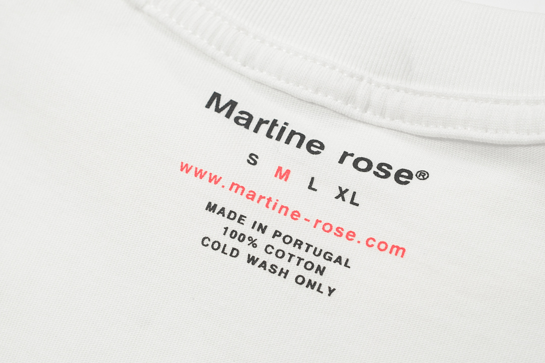 Unbranded 118 Martine Rose LOGO Print Short Sleeve T White S-XL 8060# - Image 5