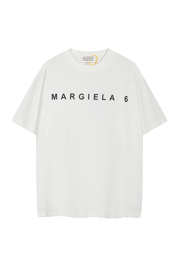 On Running 108 Maison Margiela MM6 Print Short Sleeve T Black White 46 48 50 52 3414# - Image 19