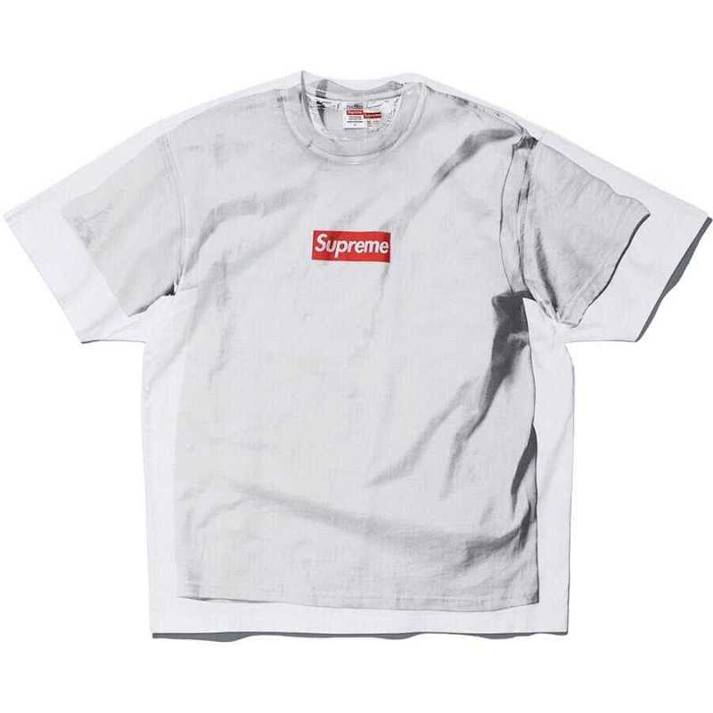 Maison Margiela 218 SUP 24SS MM6 MAISON MARGIELA BOX LOGO Short Sleeve TEE White S M L