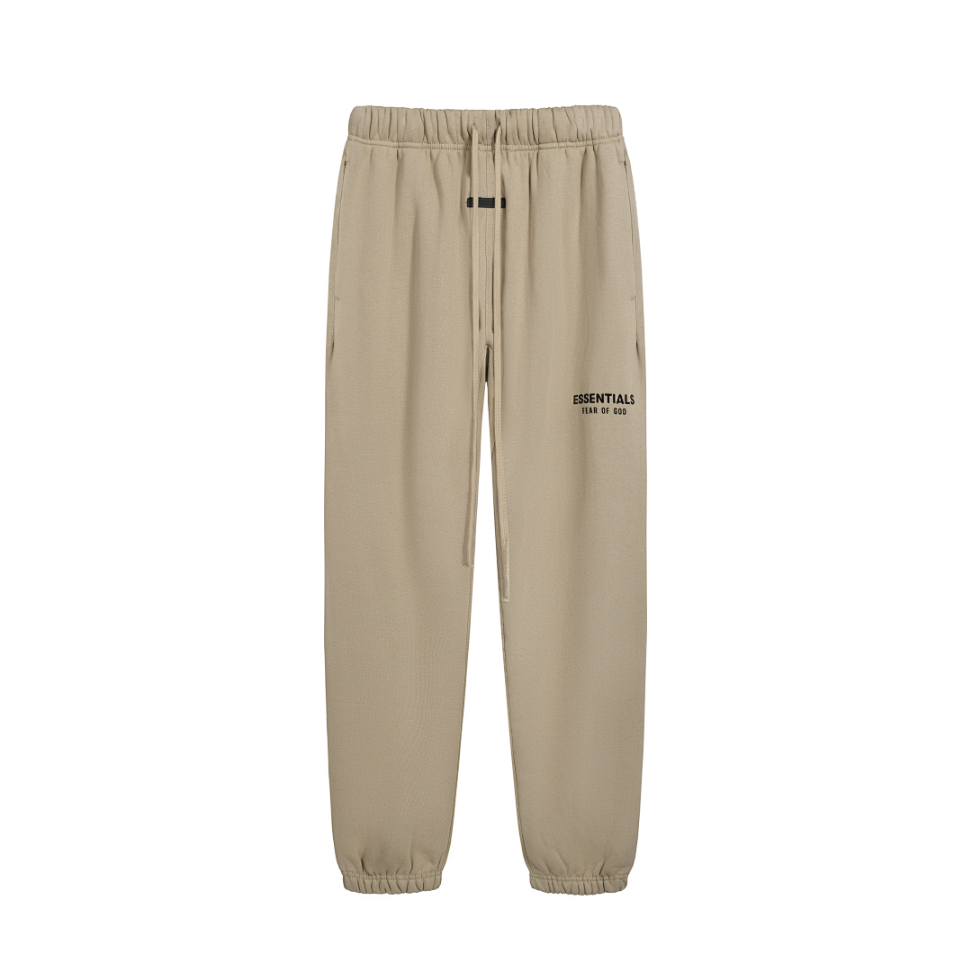 Essentials 178 Ess FALL24 HOLIDAY Fleece EssentialSweatpant Print Lace Up Velvet : Dark Mist Grey Light Black Desert Gold Brown :S-XL - Image 71